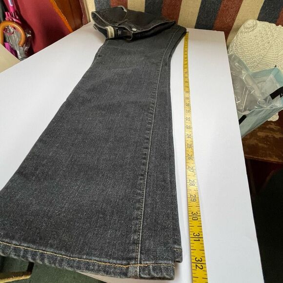 Vintage GAP size 12L Boot Cut stretch dark wash jeans - Picture 6 of 8